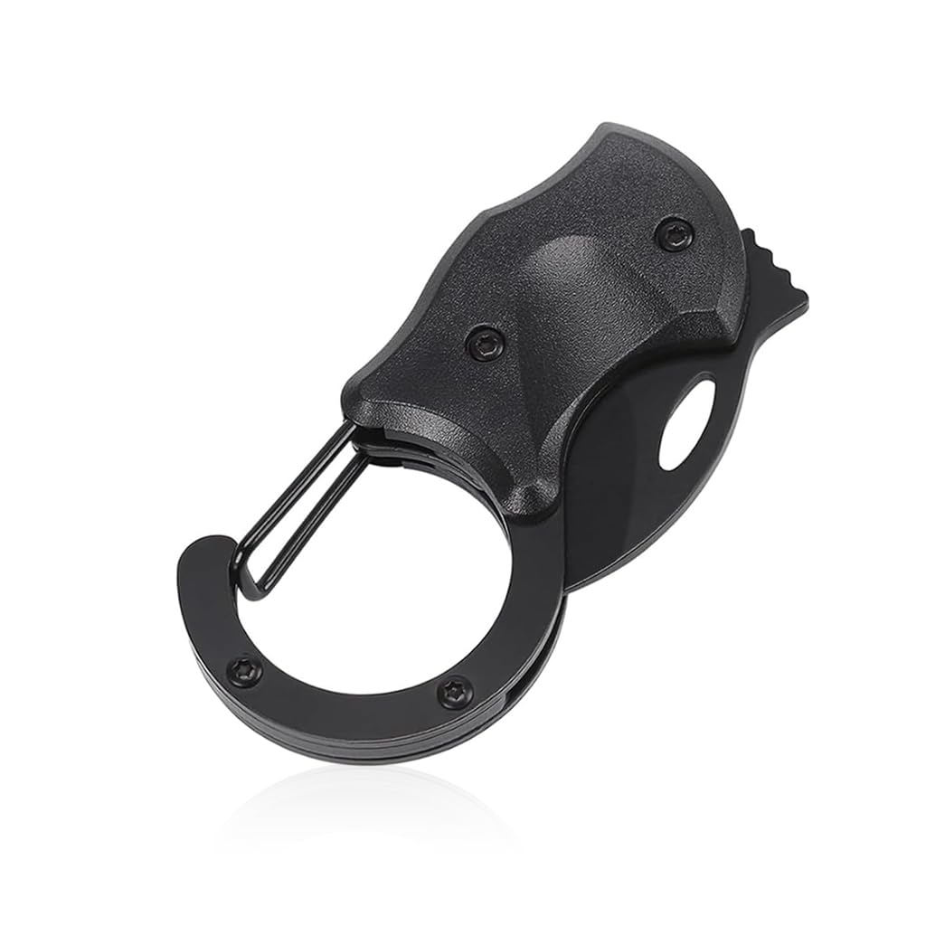 Proberos Pocket Cutter for Keychain Stainless Steel Mini 1.34 Inches Folding Cutter with Quick Release Carabiner Box Opener Cutter Self- Defence Gadget Multifunctional Folding Cutter Proberos Pocket Cutter for Keychain Stainless Steel Mini 1.34 Inches Folding Cutter with Quick Release Carabiner Box Opener Cutter Self- Defence Gadget Multifunctional Folding Cutter